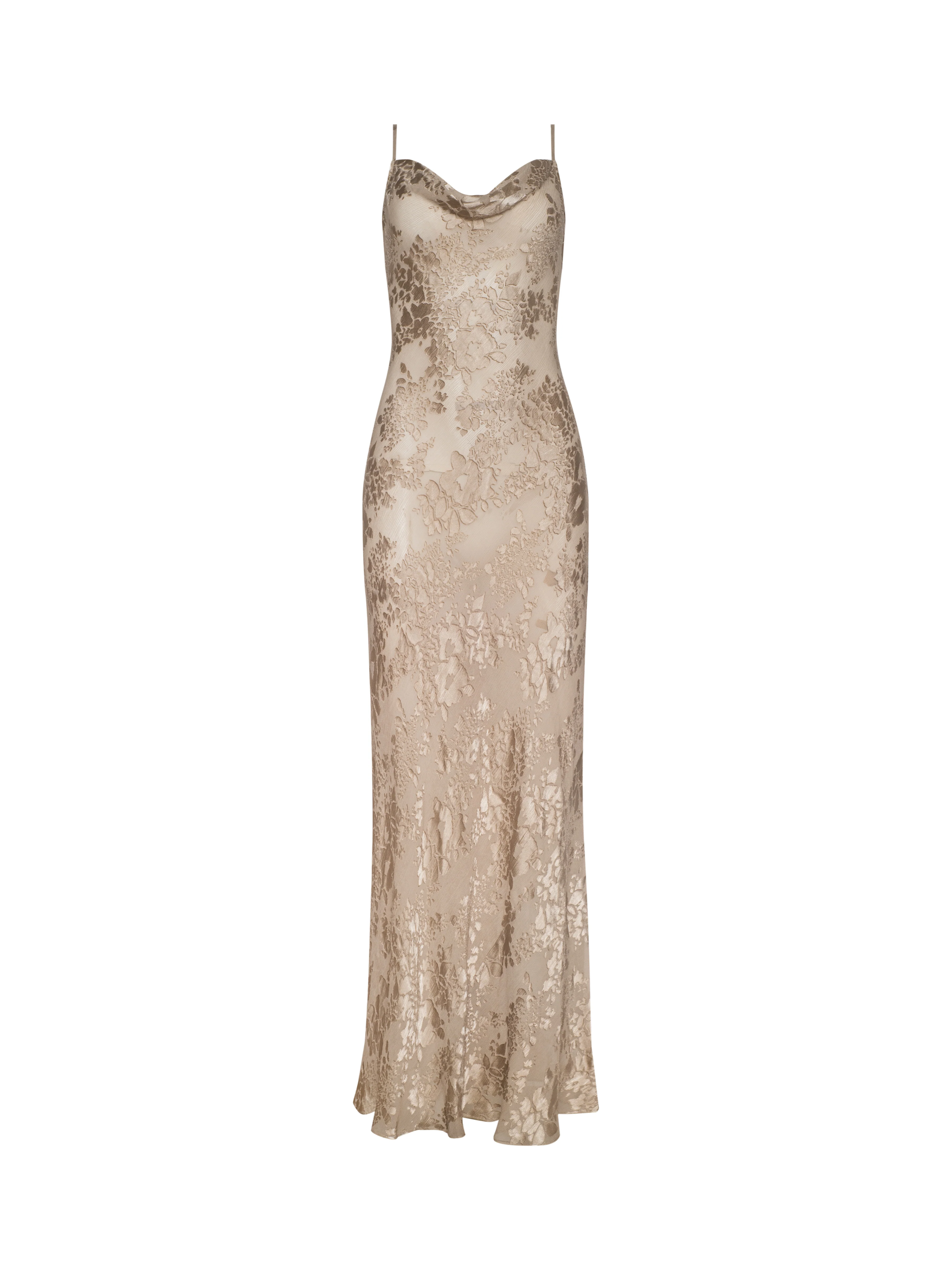 Christine Burnout Satin Gown - Image 5