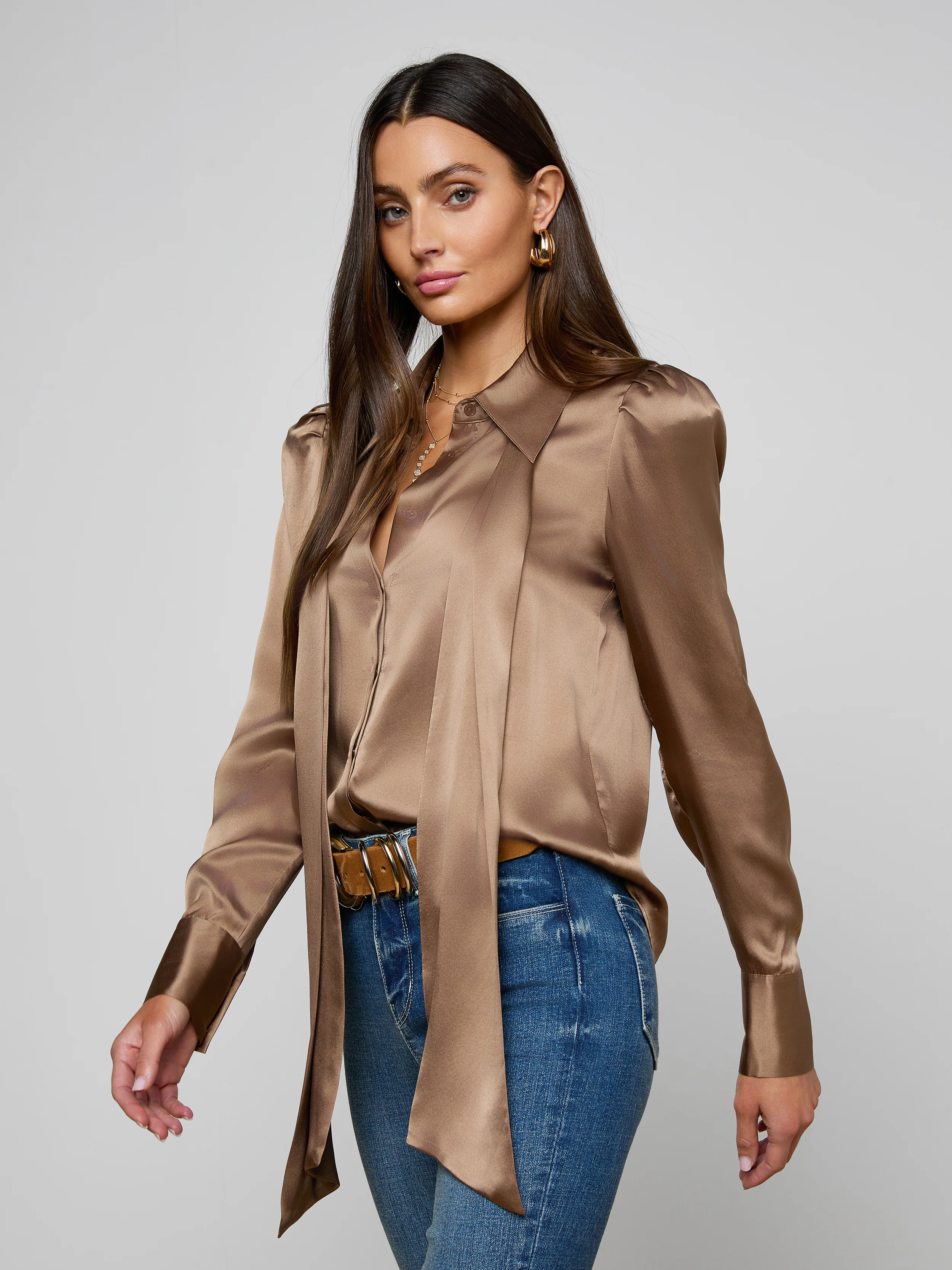 Honey Silk Blouse - Image 5