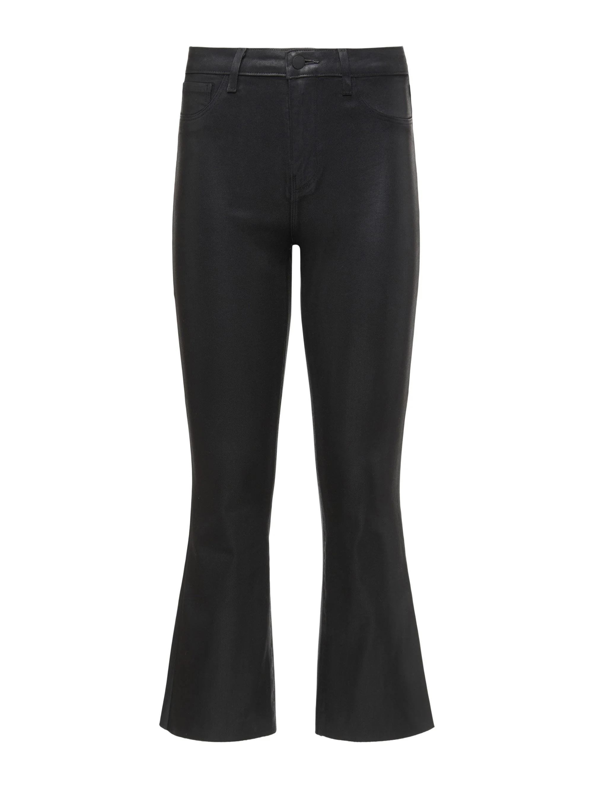 Kendra Coated Cropped Flare Jean - Image 5