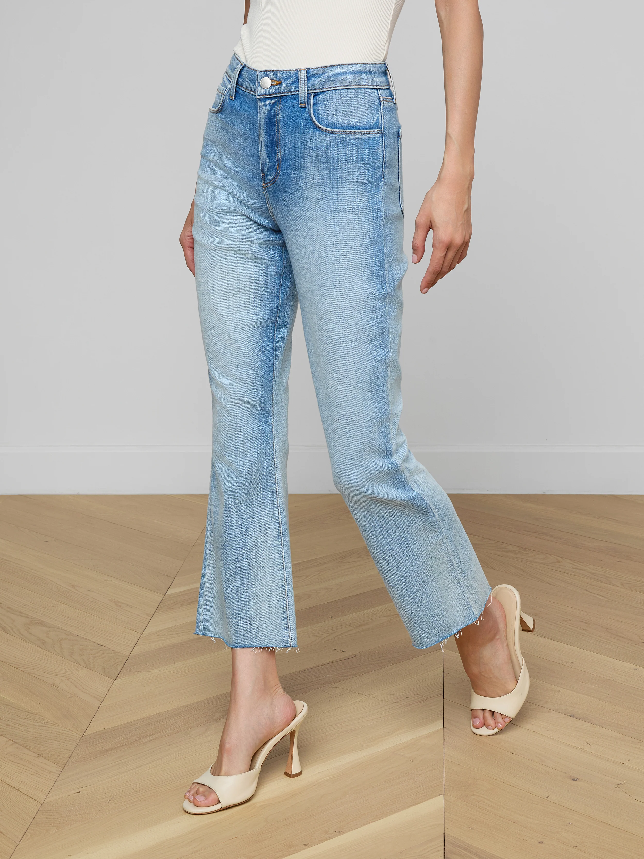 Kendra Cropped Flare Jean - Image 3