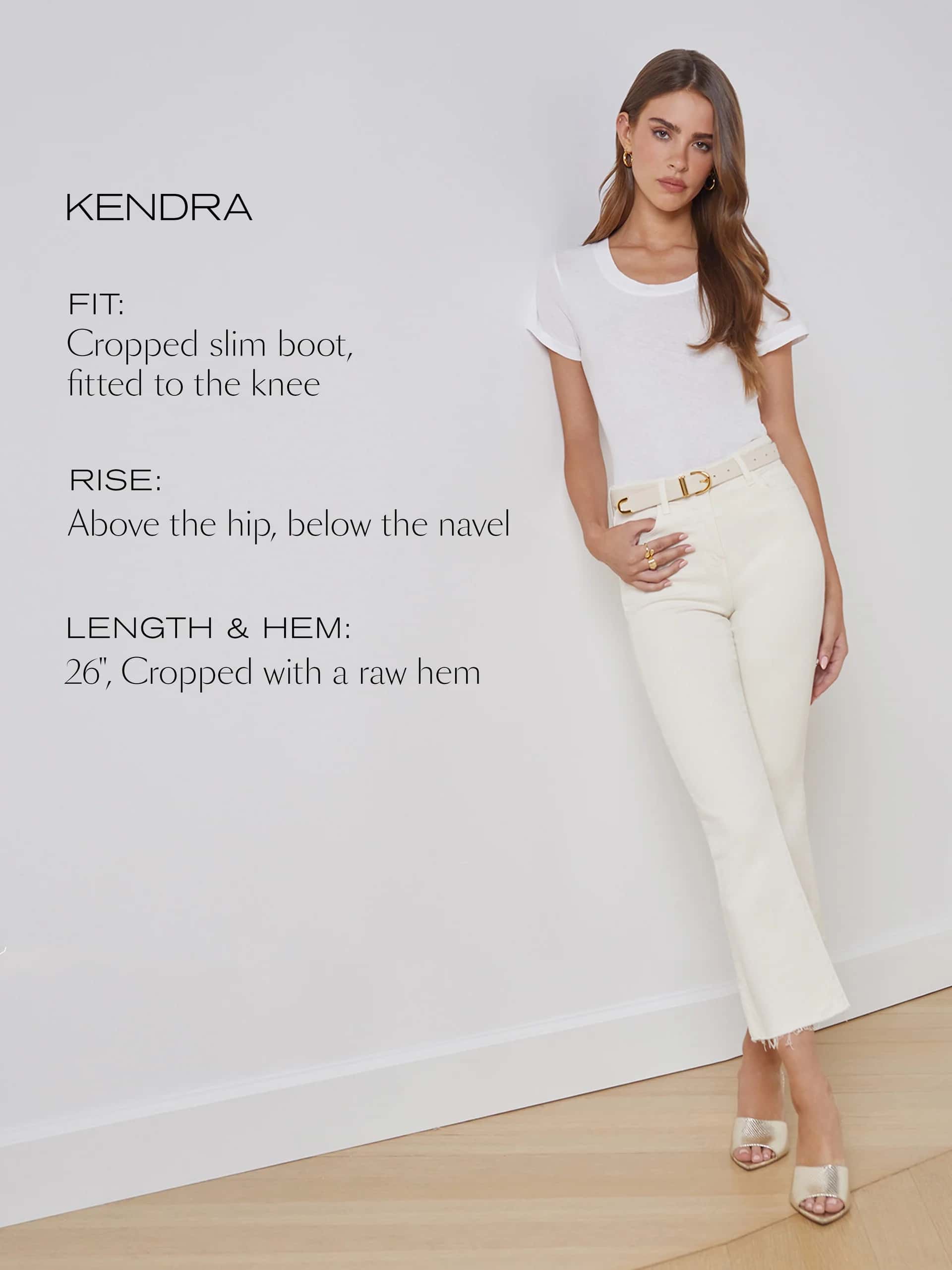 Kendra Cropped Flare Jean - Image 5