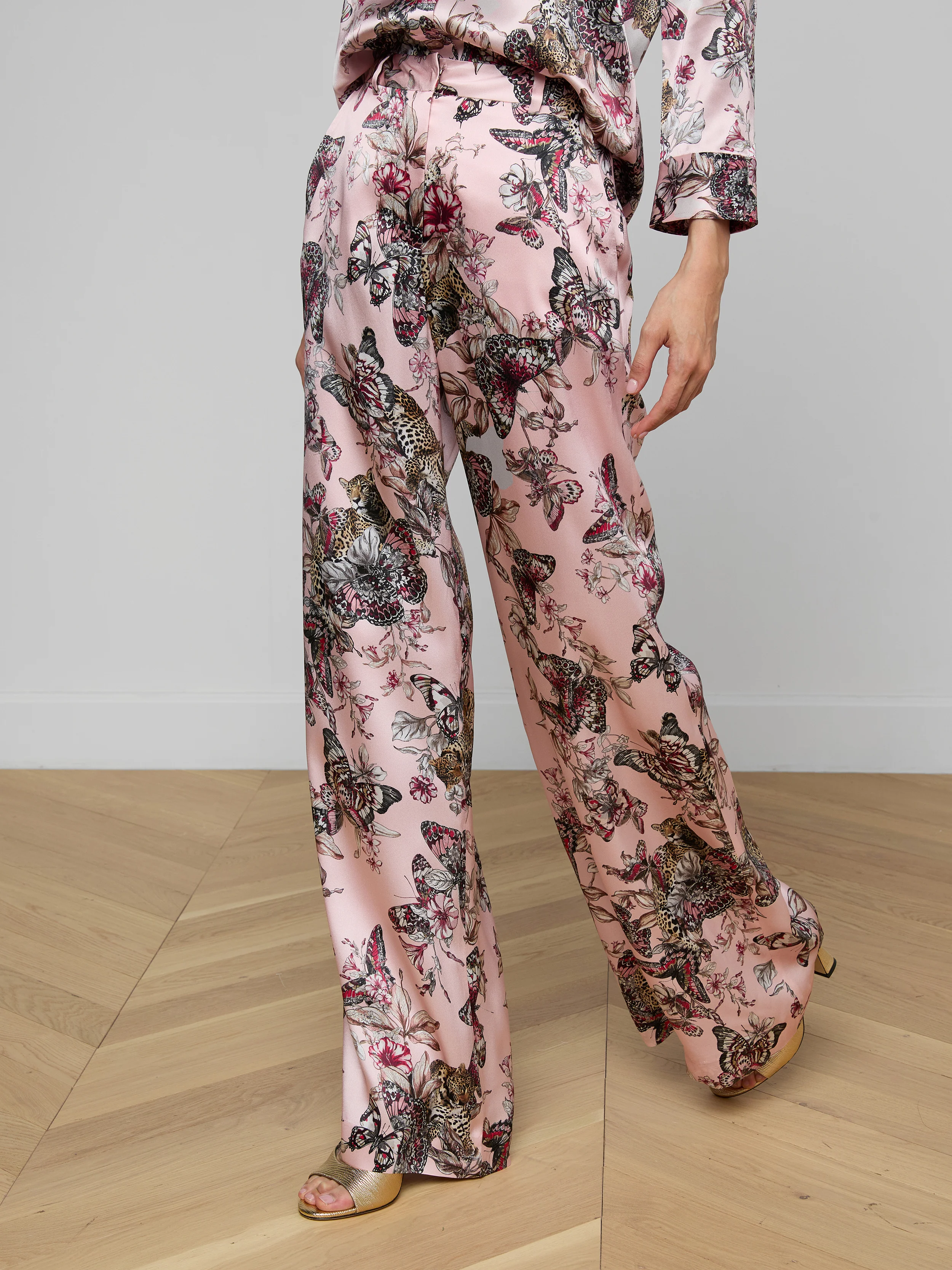 Pilar Silk Wide-Leg Pant - Image 3
