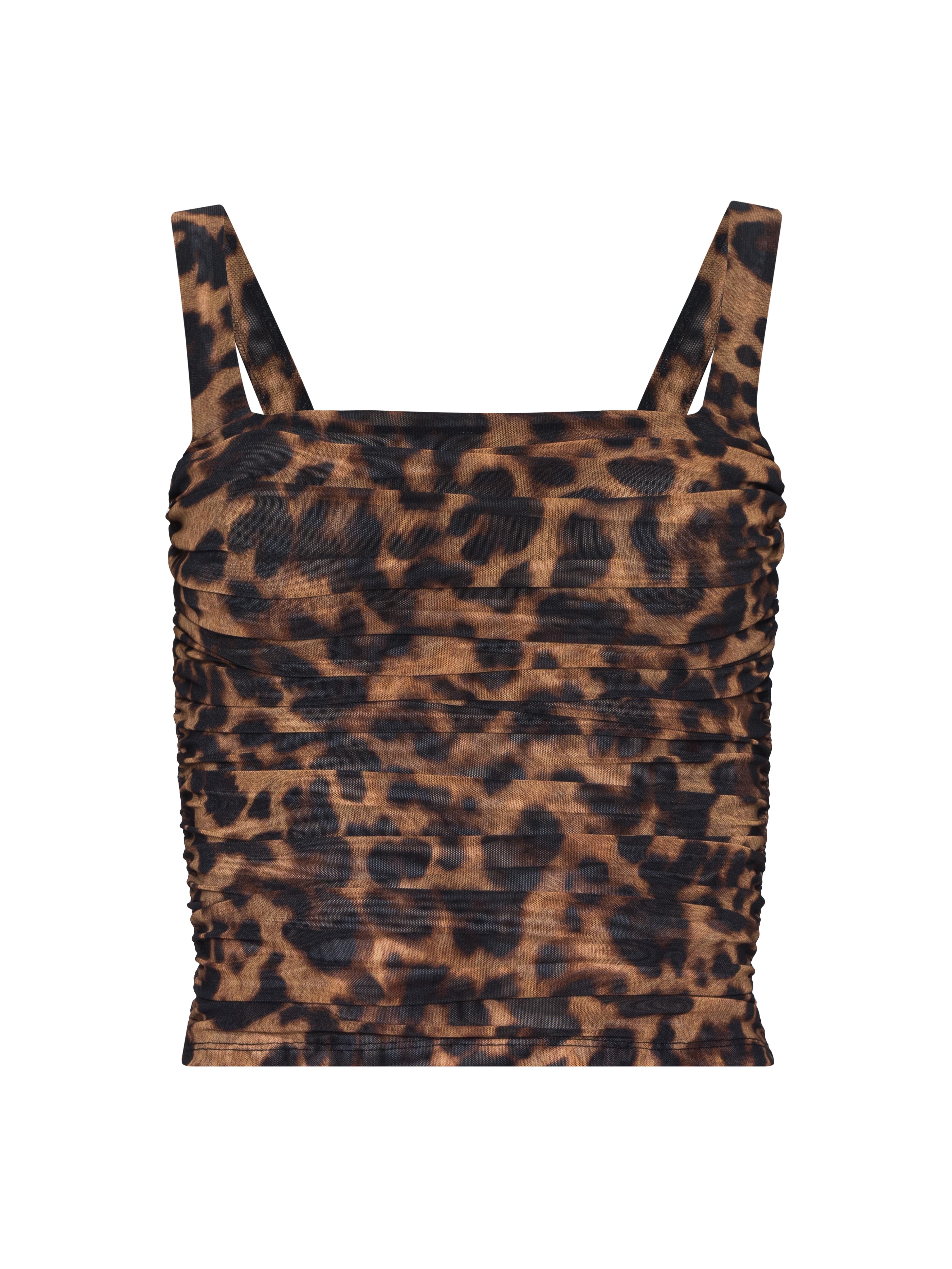 Rasha Shirred Mesh Tank - Image 6