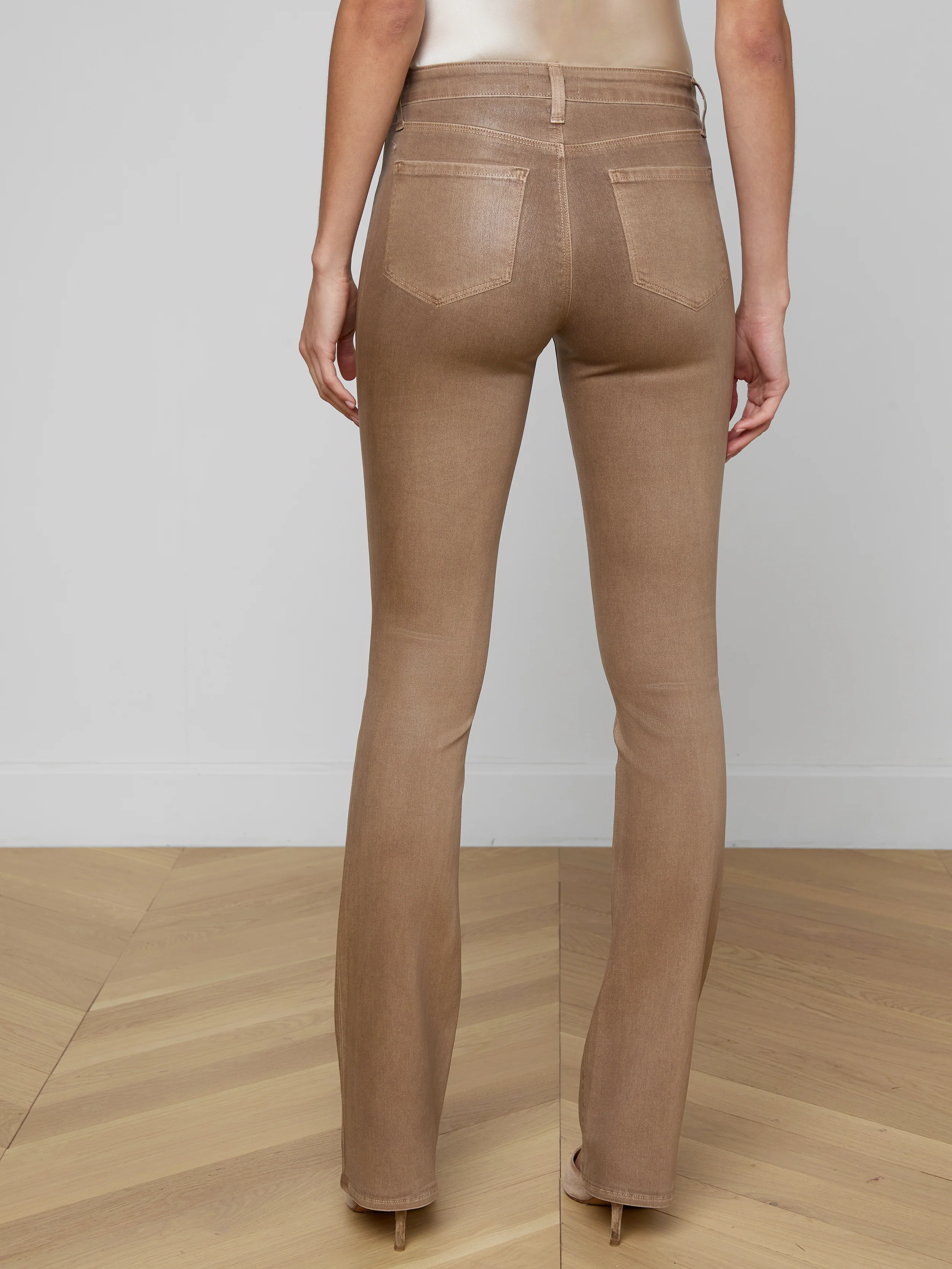Selma Coated Bootcut Jean - Image 4