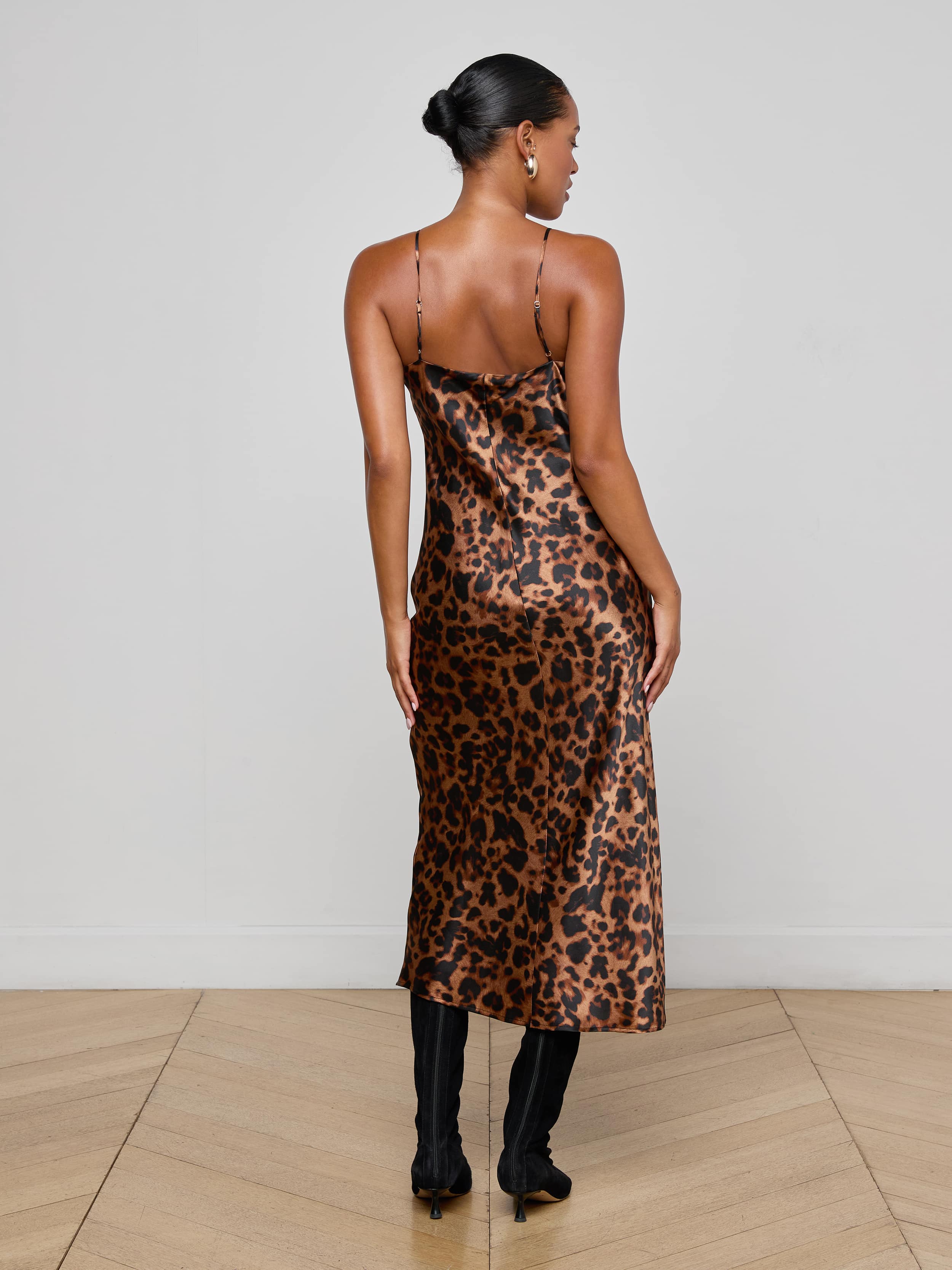 Seridie Silk Slip Dress - Image 3