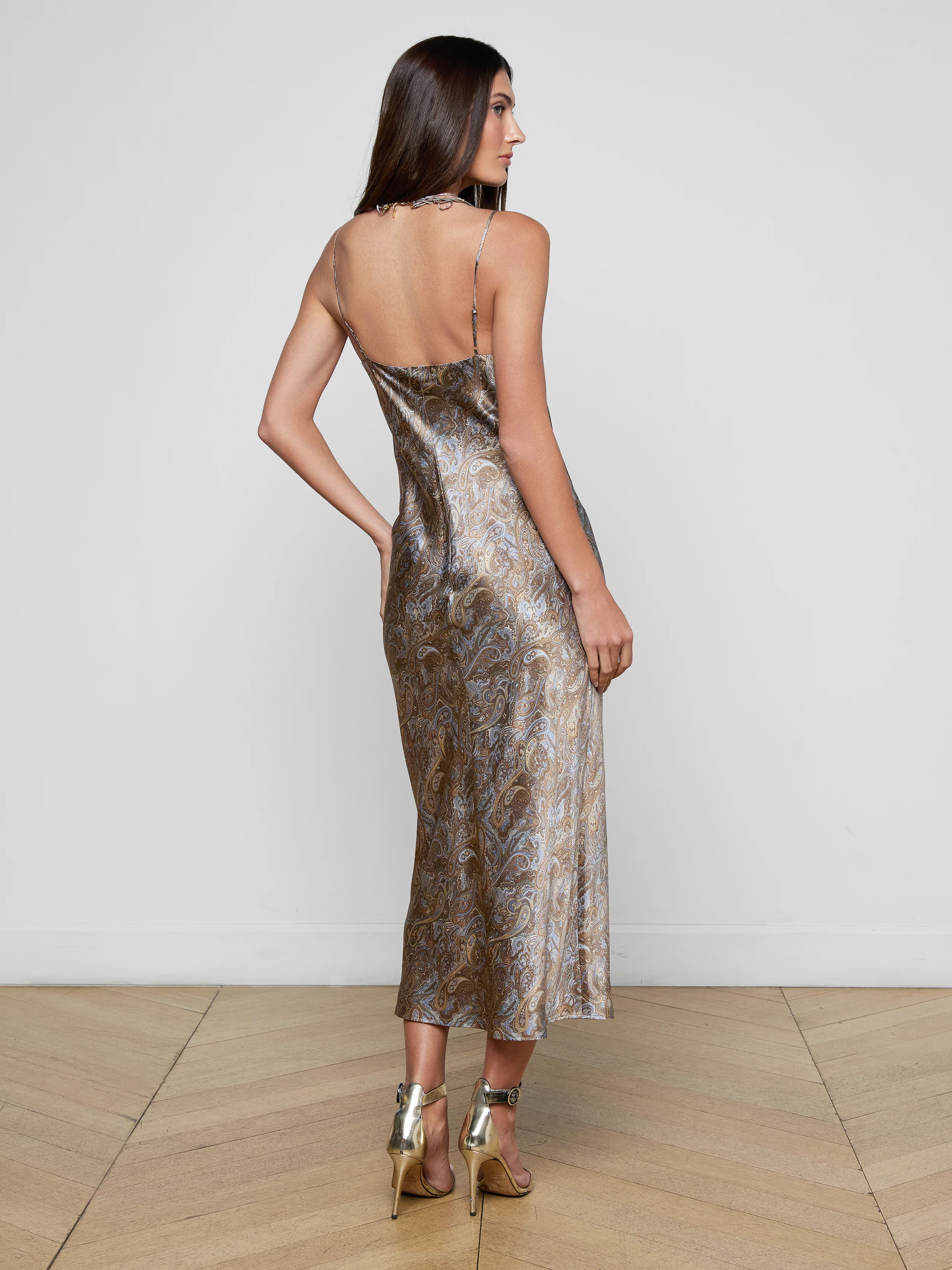 Seridie Silk Slip Dress - Image 3