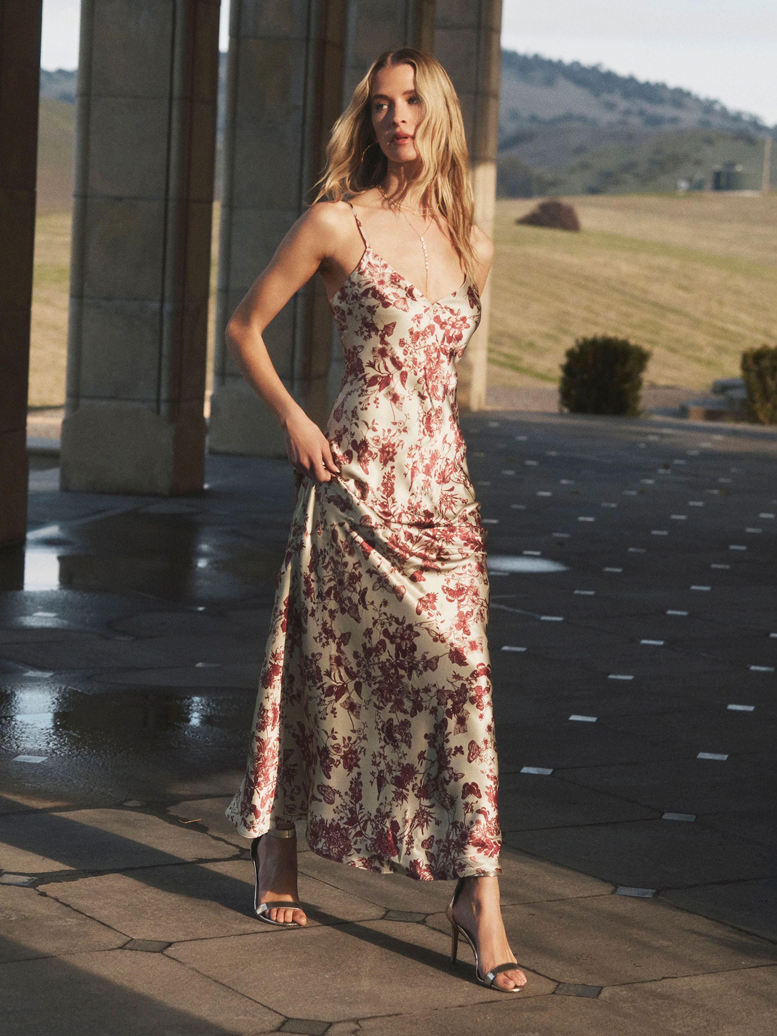 Serita Silk Gown - Image 3